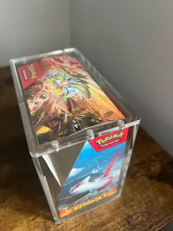 Pokemon TCG Booster Box Acrylic Case 🇬🇧 (Round Edges.Stong Magnets.8mm THICK) - Image 5