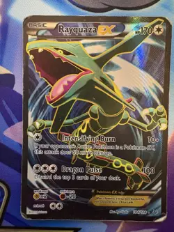 Pokemon Rayquaza EX Ultra Rare Full Art Holo Card Roaring Skies 104/108 - Image 1