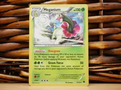 Pokemon MEGANIUM 3/122 COSMOS HOLO RARE | LP Light Play | XY BREAKpoint | 2016 - Image 2
