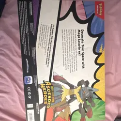 Pokemon Mega Evolution Ascended Heroes Premium Mega Lucario Poster Box - Image 2