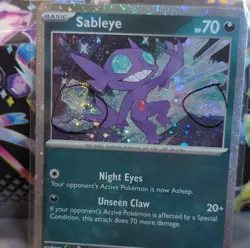 Pokemon🔥 2xswirl🌀 Sableye Cosmos Holo 136/193 70 HP Eng - Image 1