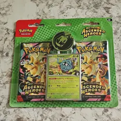 Pokemon TCG Mega Evolution: Ascended Heroes Erika Tangela Promo + 2 Packs Coin - Image 3