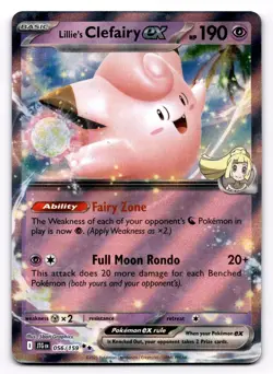 Lillie's Clefairy ex 056/159 Journey Together NM - Image 1