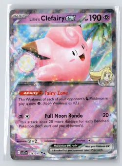 Lillie's Clefairy ex #076/217 ME: Ascended Heroes Pokemon - Image 1