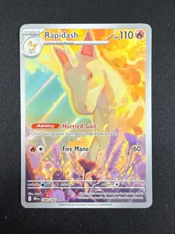 Rapidash - 189/182 Destined Rivals (Pokemon) Illustration Rare (NM) - Image 1