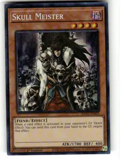 Skull Meister 1st Edition Prismatic Ultimate Rare RA02-EN005 Yu-Gi-Oh! - Image 1