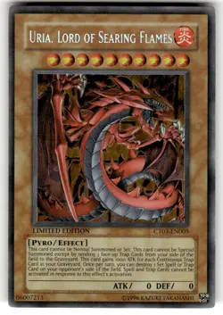 Uria, Lord of Searing Flames CT03-EN005 2006 Collectors Tin Yu-Gi-Oh NM - Image 1