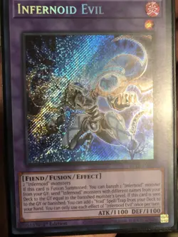 YUGIOH! Infernoid Evil BLTR-EN013 Secret Rare 1st Edition NM - Image 1