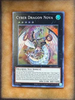 Yugioh Cyber Dragon Nova OP17-EN006 Super Rare NM - Image 1