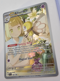Lillie's Ribombee 164/159 Journey Together Pokemon Card Combined P&P - Image 1