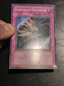 Yu-Gi-Oh SUPER RARE CARD ESCAPE FROM THE DARK DIMENSION PTDN-EN072 1ST NM/VLP - Image 3