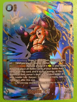 Gogeta : GT FB09-123 Alternate Art Dual Evolution Dragon Ball Card English - Image 1
