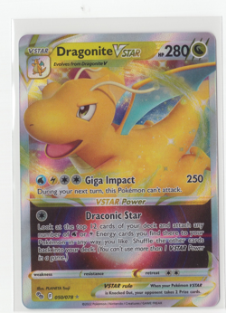 Pokemon TCG Dragonite VSTAR 050 Pokemon Go Ultra Rare Card Holo Nm - Image 1