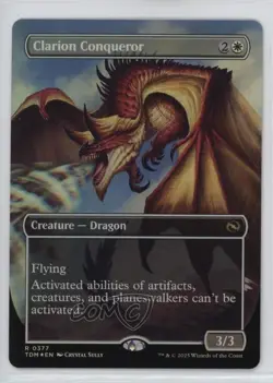 Clarion Conqueror (Borderless) Foil Magic: Tarkir: Dragonstorm TDM #0377 - Image 2