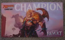 MTG Game Day Aether Revolt Playmat + event poster - Image 1