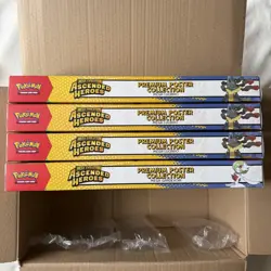 4x Pokemon Ascended Heroes Premium Poster Collection - 40x Packs ✅ - Image 1