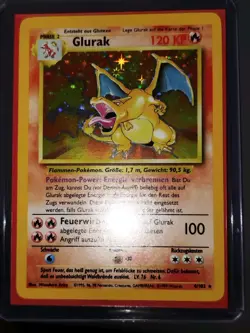 Pokemon 1999 Charizard Base Set 4/102 Near Mint German - Image 1