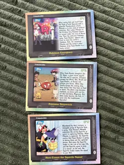 1999 Topps Pokemon TV Animation Edition Card Collection 3 Card Lot - Image 2