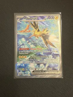 Zapdos Ex 202/165 Pokemon TCG Sv: Scarlet & Violet 151 Holo Card (Near Mint) NM - Image 1