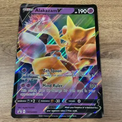 Pokemon TCG Alakazam V Sword & Shield SWSH083 Holo Promo - Image 1