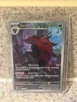 Pokemon TCG Zoroark 143/086 Sv: White Flare Holo Illustration Rare NM/M - Image 1