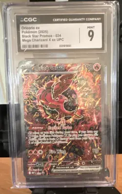 Pokemon CGC 9 Oricorio ex 2025 Black Star Promos #024 EX Holo Promo - Image 1