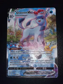 Pokemon TCG Glaceon VMAX Alternate Art 209/203 Evolving Skies NM - Image 1