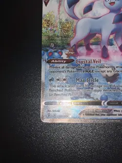 Pokemon TCG Glaceon VMAX Alternate Art 209/203 Evolving Skies NM - Image 3