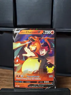 Pokemon TCG - Lance's Charizard SWSH 133 Celebrations Promo - Image 1