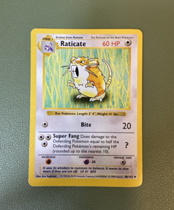 Raticate - Shadowless - 40/102 Base Set - Pokemon TCG -1999 - Image 1