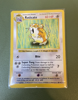 Raticate - Shadowless - 40/102 Base Set - Pokemon TCG -1999 - Image 3