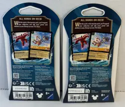 Lot of 2 Disney Lorcana Azurite Sea Booster Packs Trading Card Game NIP - Image 2