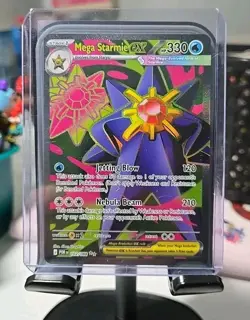 Mega Starmie EX 102/088 Full Art Ultra Rare Pokemon TCG: Perfect Order - Image 1
