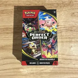 Pokemon TCG Mega Evolution Perfect Order Booster Bundle New Factory Sealed - Image 1