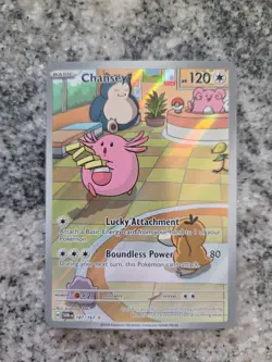 Chansey IR 187/167 Sv06 Twilight Masquerade Illustration Rare Pokemon 2024 - Image 1