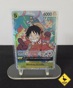 Monkey D. Luffy OP07-109 Super Rare Foil 6000 Power 500 Years in the Future - Image 1