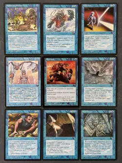 MTG Blue Card Lot Urza Mercadian Masques Show and Tell Treachery Catalog - Image 2