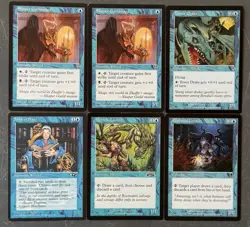 MTG Blue Card Lot Urza Mercadian Masques Show and Tell Treachery Catalog - Image 3