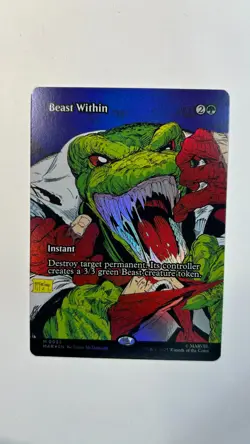 MTG Marvel Spider-Man Beast Within 0033 Borderless Foil Magic the Gathering - Image 1