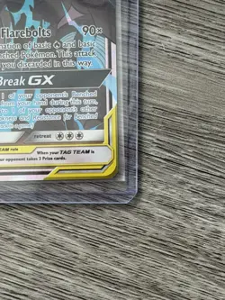 Pokemon Reshiram & Zekrom GX TAG TEAM Holo Ultra Rare Sm-Cosmic Eclipse 157/236 - Image 3
