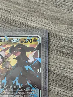 Pokemon Reshiram & Zekrom GX TAG TEAM Holo Ultra Rare Sm-Cosmic Eclipse 157/236 - Image 4