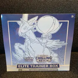 Pokemon Chilling Reign Elite Trainer Box Ice Rider Calyrex Factory Sealed ETB - Image 1