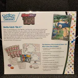 Pokemon Scarlet and Violet 151 Elite Trainer Box | Small Rip, See Description - Image 2