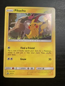 Pokemon Pikachu TCG Special Collection SM234 Holo Promo Card 2019 - Image 1