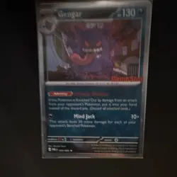 Pokemon TCG Gengar Gamestop Promo Holo 130 HP 050/088 English - Image 1