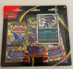 Pokemon TCG Phantasmal Flames 3 Pack Blister Weavile | Brand New & Sealed ✅ - Image 1