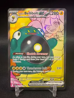 Pokemon TCG Iono's Bellibolt EX 172/159 Journey Together NM - Image 1