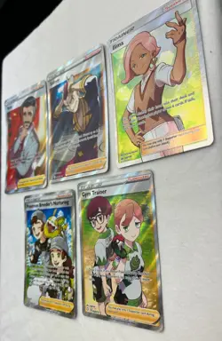 Pokemon TCG Full Art Trainers Lot Of 5 Cards Sidney, Rose Llima, Gym Trainer, BN - Image 4