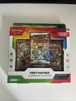 Pokemon TCG First Partner Illustration Collection Series 1 New Sealed - Image 1