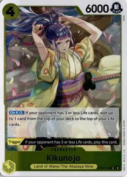 Kikunojo R Wings of the Captain OP06-104 One Piece TCG - Image 1